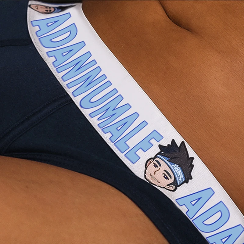 Трусы ADANNU мужские с мультяшным принтом пикантные шорты из чесаного хлопка без