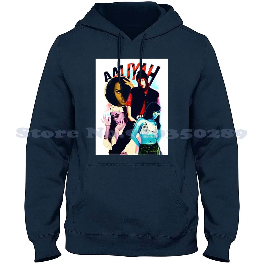 

Винтажная фуфайка с длинным рукавом, теплая толстовка с капюшоном в стиле рэп, принцесса р-Би, королева городских поп-певец, модель, сценичес...