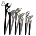 Сверхмощный гаечный ключ для труб 8 дюймов10 дюймов12 дюймов, водопроводные клещи с регулируемыми губками из хром-ванадия для зажима, набор для ремонта сантехнических работ