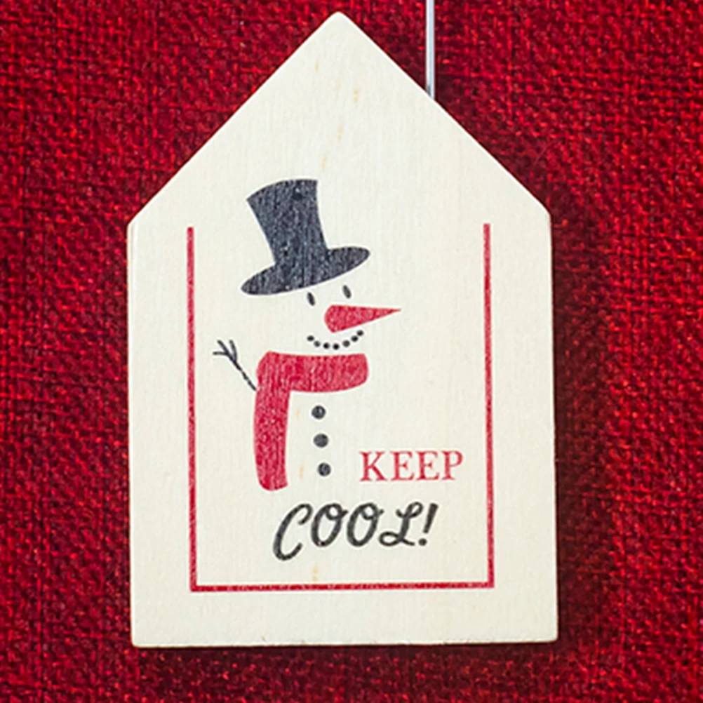 1pc Snow Man Printed Wooden Christmas Card Clips Message Photo Holder Stand Ornament Wood Memo Clip | Дом и сад