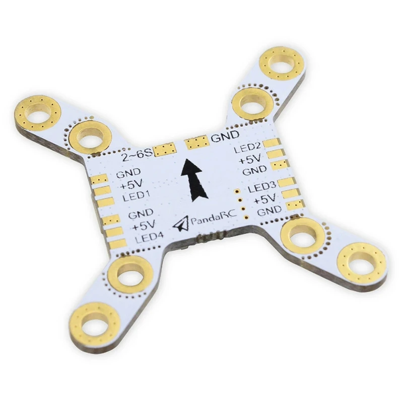 

PandaRC WS2812 2~6S LED Control Board for FPV Racing Drone RC Quadcopter Multicopter Multirotor RC Parts DIY Accessories