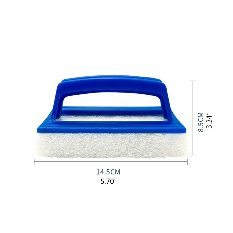 

HX5F Swimming Pool Cleaning Sponge Brushes with Handle Mop Suction Head Plastic Manual Cleaner Multi Purpose Clean Tools for and