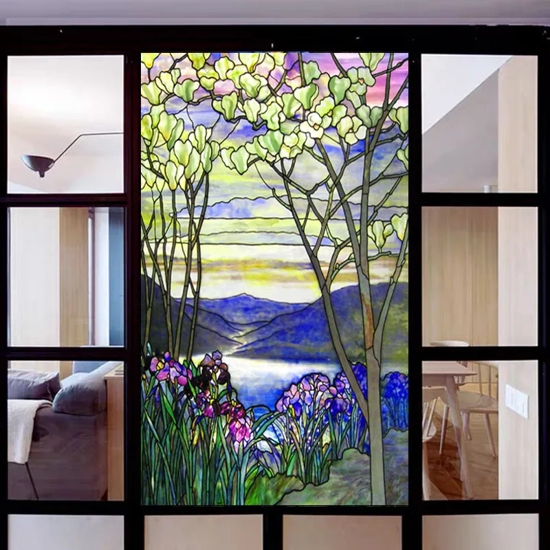 Европейская церковь Мозаика Искусство стекло пленка витражное окно