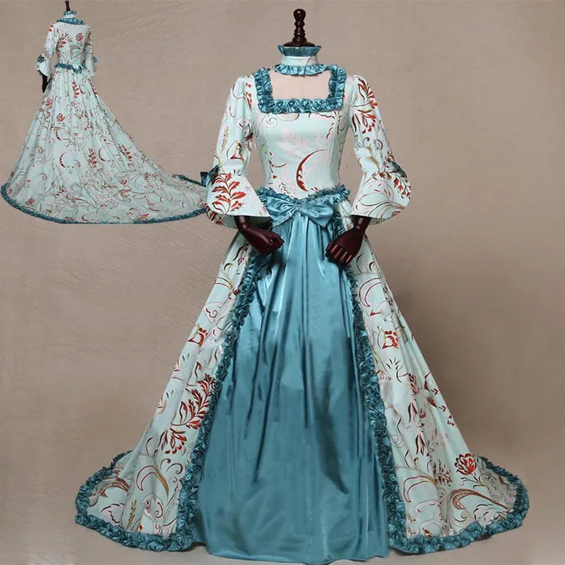Женское бальное платье средневековой принцессы костюмы для косплея на Хэллоуин