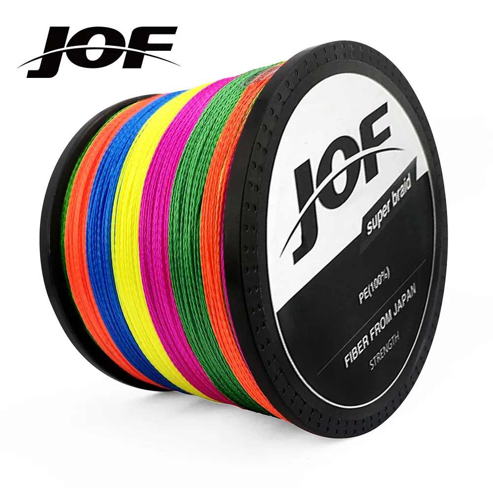 Новая леска JOF 1000 M супер прочная плетеная из мультифиламентного полиэтилена 4