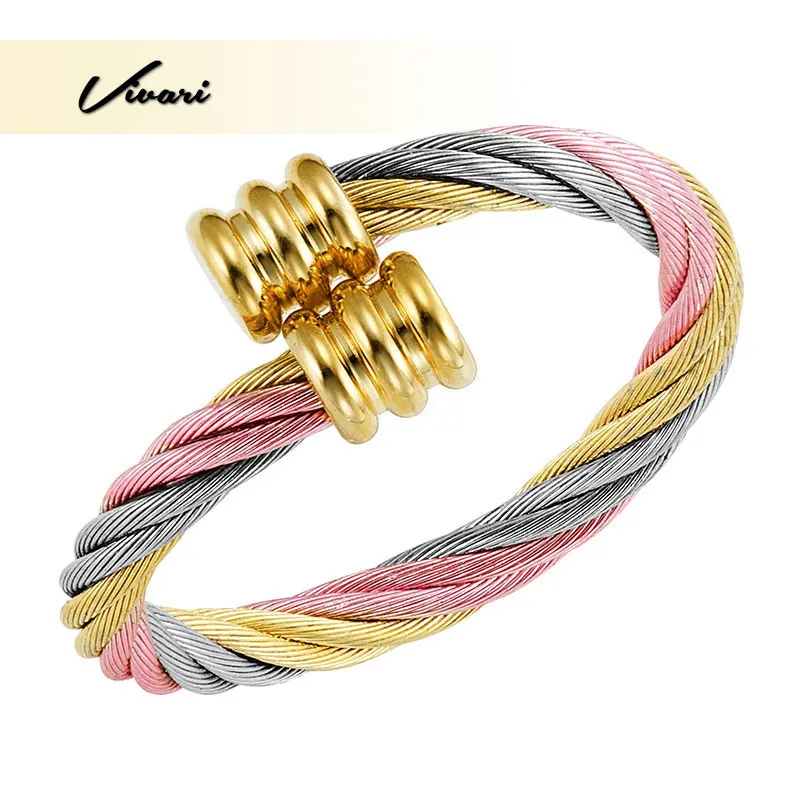 Vivari женские кольца радужного цвета круглое био магнитное регулируемое кольцо