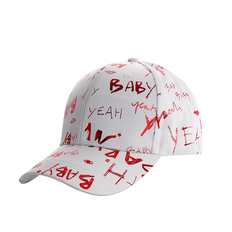 

New reflective letter hip hop cap men's and women's leisure outdoor sports sun hat fashion breathable baseball cap
