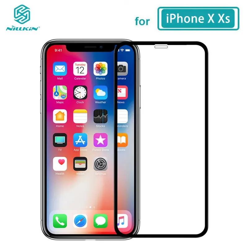 For iPhone X XS Для iPhone 8 Plus стекло Nillkin XD+ антибликовое 3D безопасная защита экрана закаленное стекло для iPhone 7 8 Plus 11 Pro X XS Max XR - Цвет: For iPhone X XS