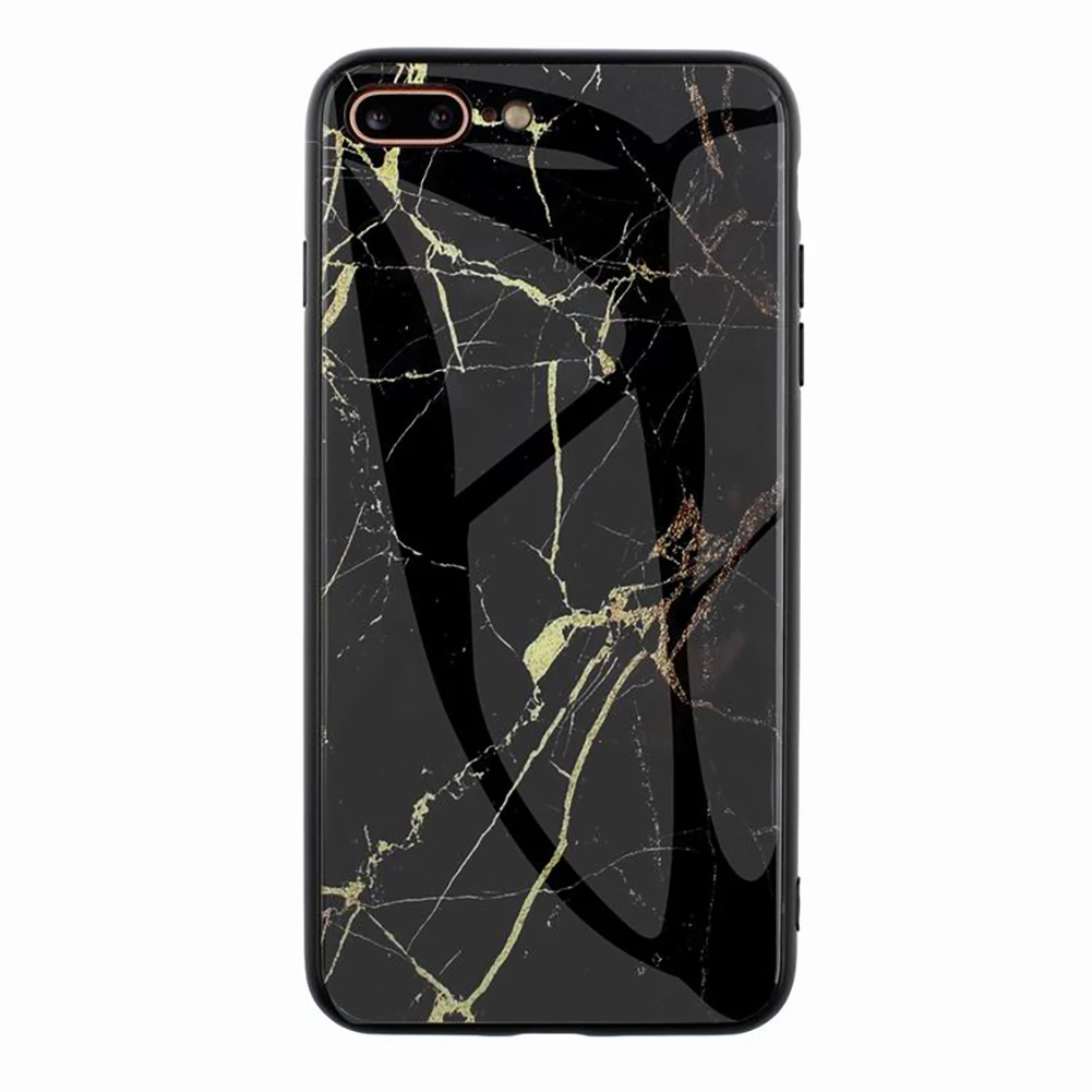 Чехол из закаленного стекла для iPhone 6 7 8 Plus высококачественный прозрачный мягкий