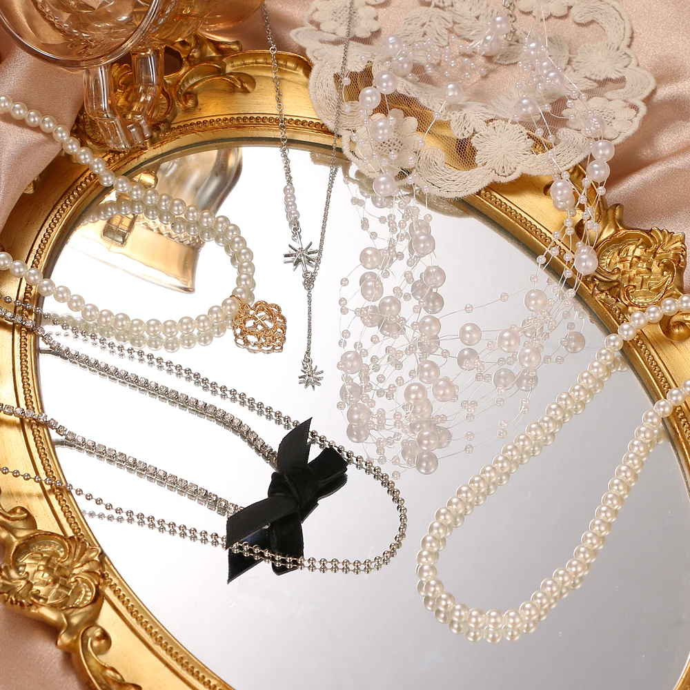 Цепочка с подвеской-бабочкой для женщин ожерелье золотистого и серебристого