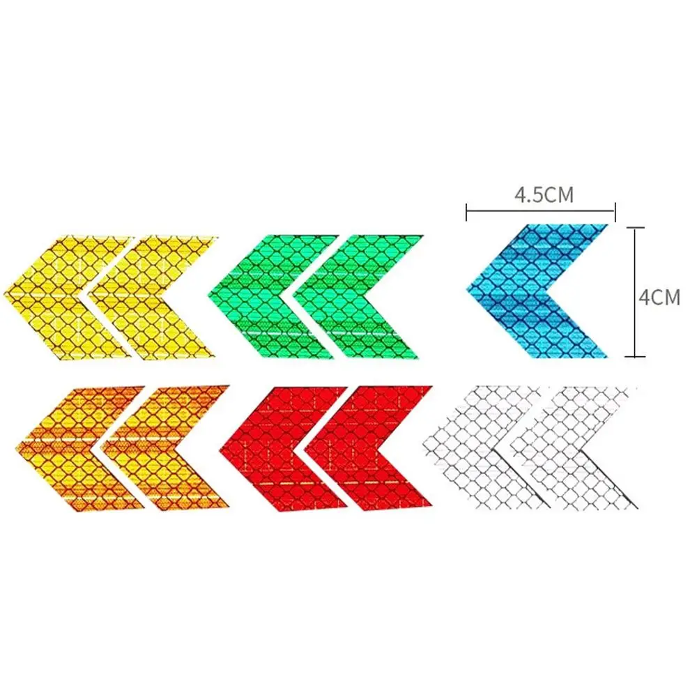 4 шт. горный велосипед Светоотражающие Наклейки Кадр вилки протектор рамы