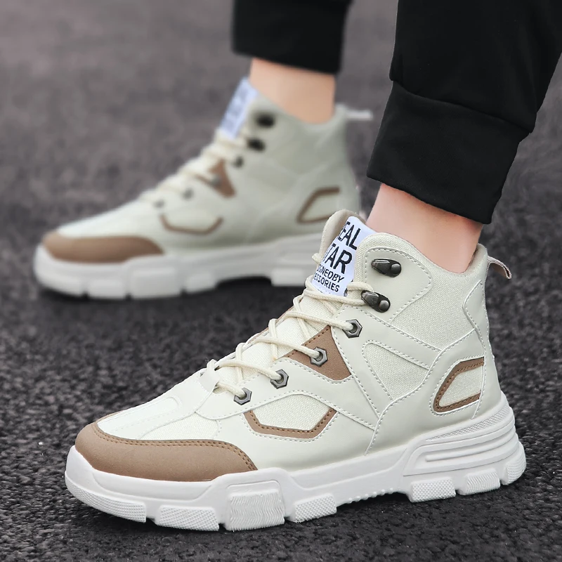 Модные мужские ботинки PUPUDA уличные зимние качественные Прогулочные кроссовки