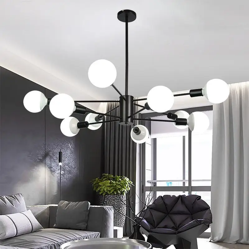 Скандинавская люстра современная простая гостиная спальня столовая творческая