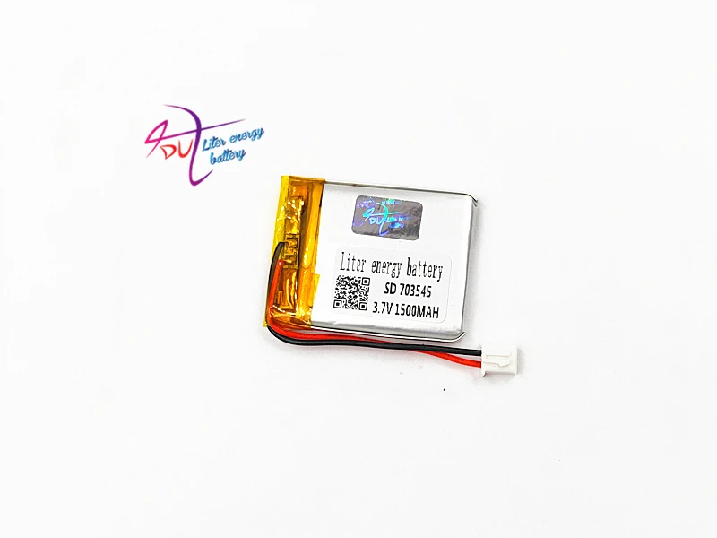 

Литий-полимерная аккумуляторная батарея 703545 2,54 703443 3,7 В 1500 мАч 3,7 В для Mp3 DVD PAD Мобильный Планшетный ПК power ban
