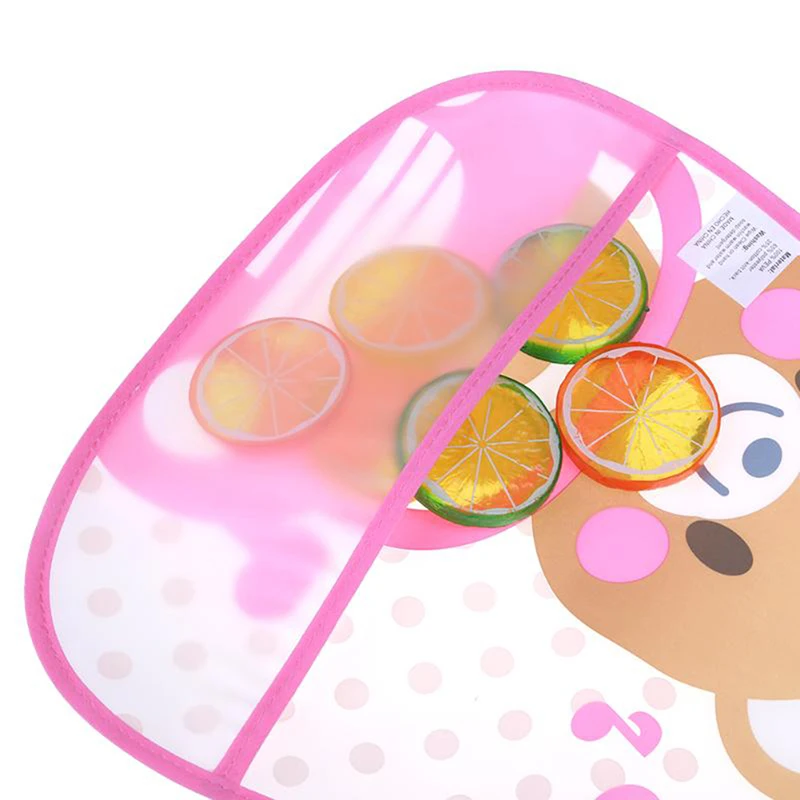 

Newborn Kids Feeding Aprons Cute Cartoon Baby Kids Bibs Waterproof EVA Saliva Towel Infant Boys Girls Bibs Burp Cloth