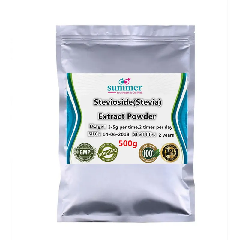 100 1000 г натуральная Стевия порошок экстракта стевиозида стевия ребаудиана лист