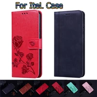 phone cover for itel vision 1 pro plus case flip wallet leather book for funda itel p36 s16 pro case hoesje bag