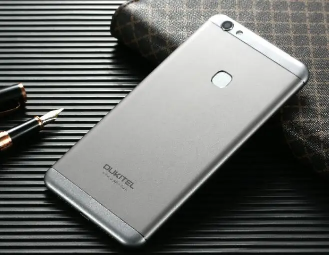 Металлический корпус Oukitel U17 5," Full HD отпечаток пальца 4 Гб ОЗУ 32 Гб ПЗУ Android 7,0 MTK6750T Восьмиядерный телефон 4G LTE смартфон - Цвет: Серый