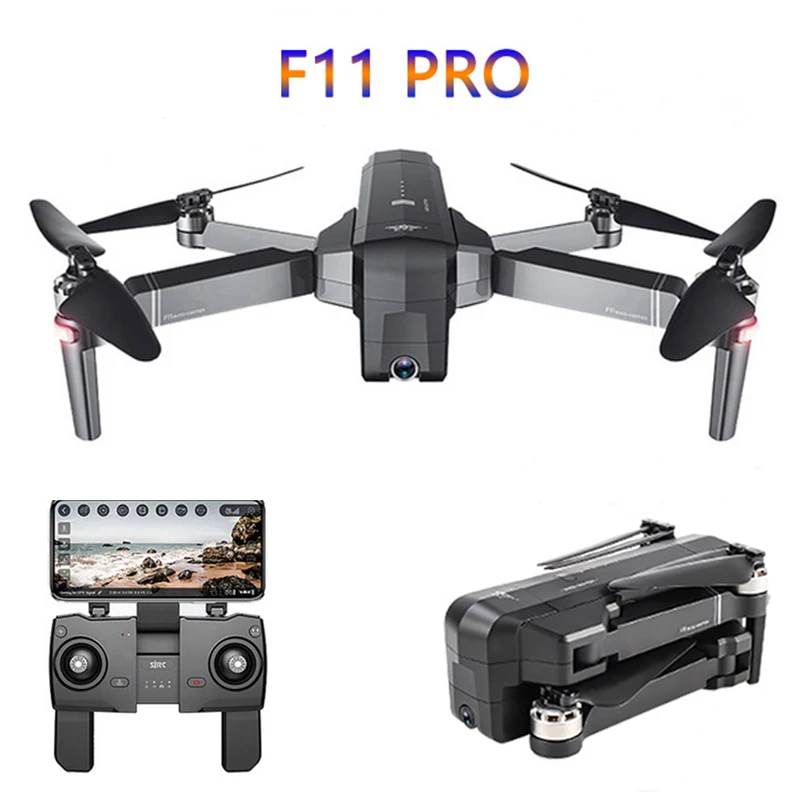 Квадрокоптер SJRC F11 PRO складной с камерой 1080P 2K HD wi fi 5 ггц|Квадрокоптеры камерами| |
