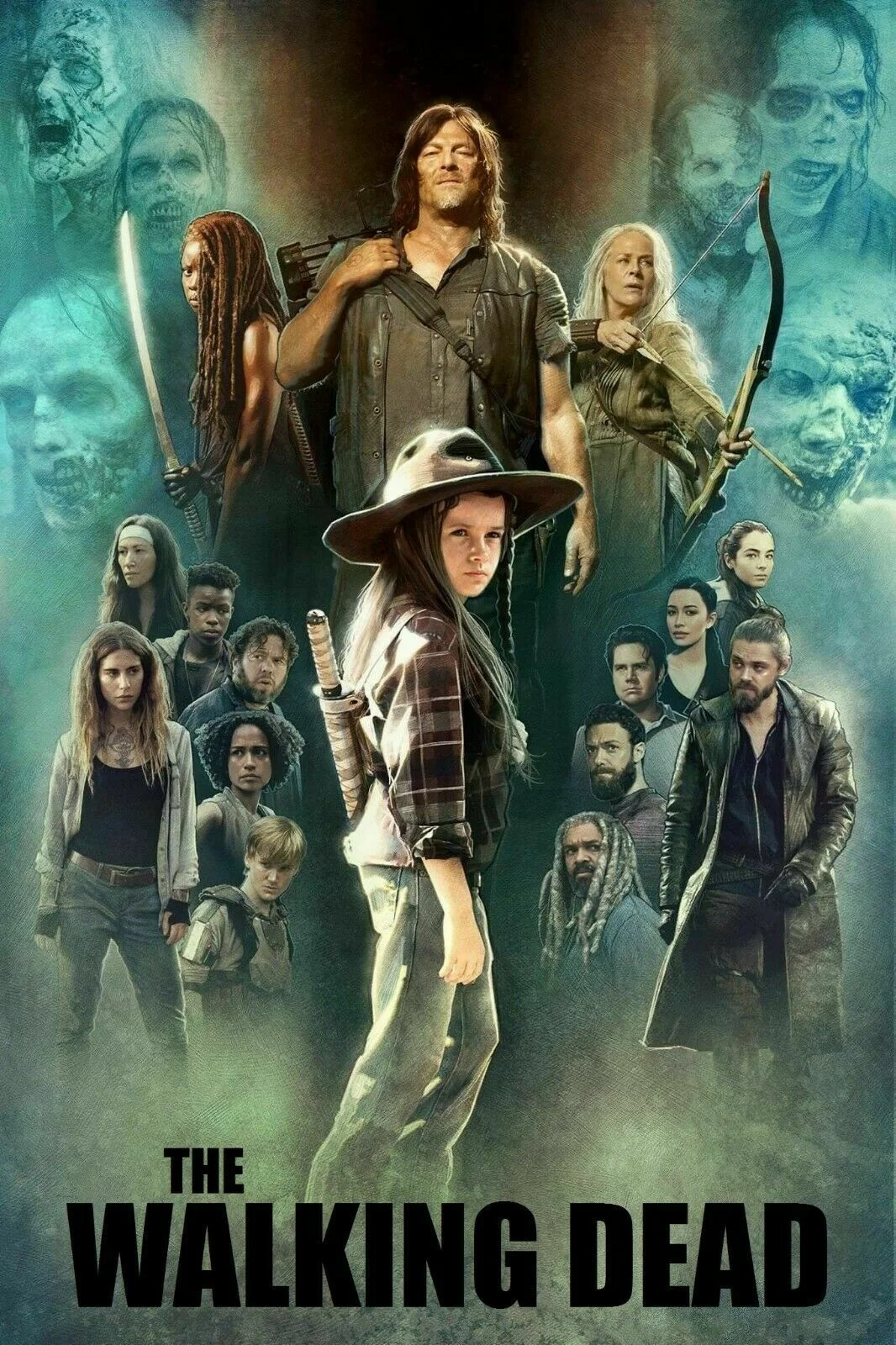 9 сезон Ходячие мертвецы Джудит Дэрил Кэрол мишнн Иисус художественная пленка