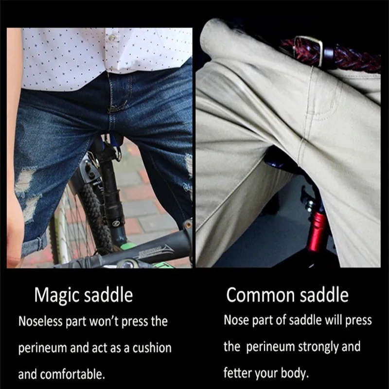 

Bicycle Saddle Noseless Seat for bicycle Thickened Extra Comfort Ultra Soft Mountain Bike Saddle Outdoor Cycling Road Bike Seat