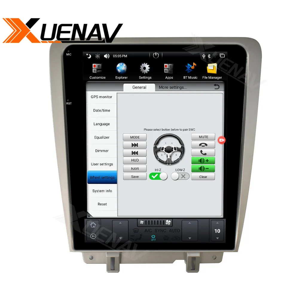 

12.1 inch 2din DVD car auto radio multimedia FOR-Ford Mustang 2010-2014 car GPS navigation autoradio HD touch screen player