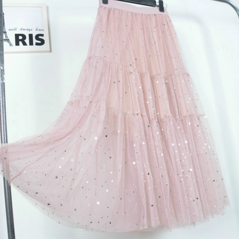 Юбка пачка с блестками в стиле бохо|Женские юбки| |