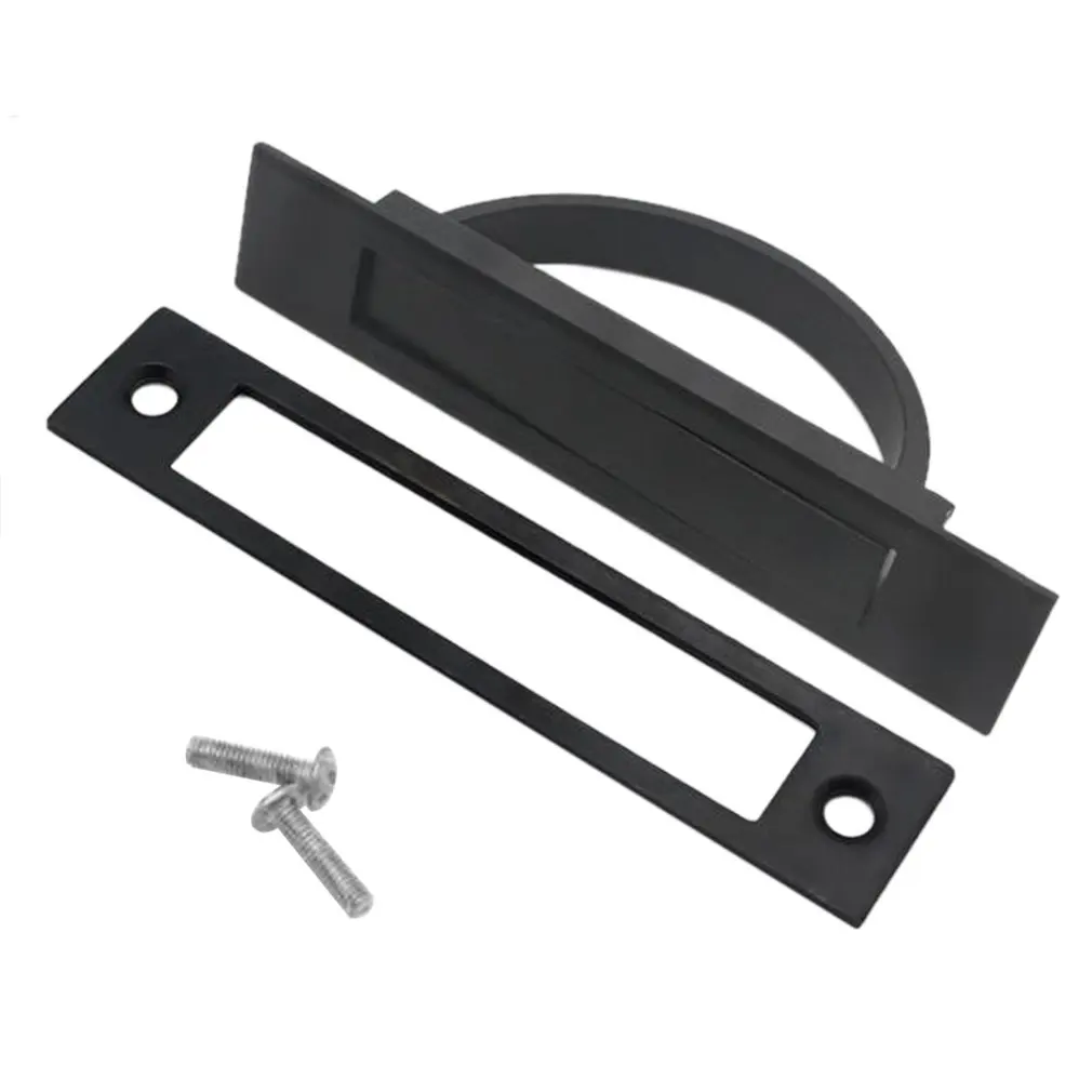 

Tatami Hidden Door Handles Zinc Alloy Recessed Flush Pull Cover Floor Cabinet Handle Bright Chrome Dark Furniture Hardware