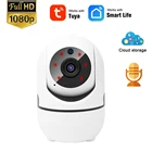 Tuya Smart Cloud Storage 1080P IP Камера модуля радиоуправления мини 2MP Беспроводной Wi-Fi Камера двухстороннее аудио ИК ночного видения, CCTV Камера
