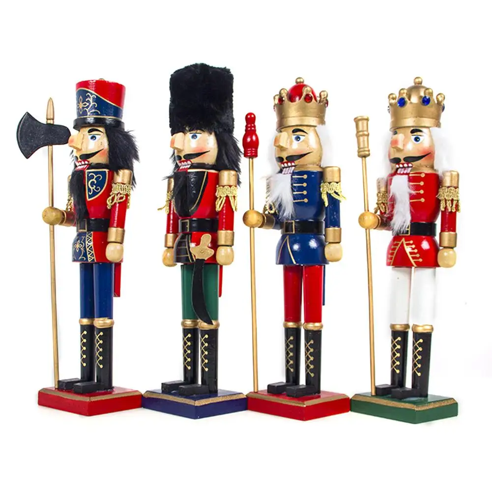 9*36 см марионетка гайкер в форме солдата Классическая Ручная роспись для дома и