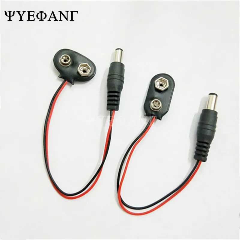 Кабель питания 9 В постоянного тока Т-образный с зажимом для новейшая Электроника