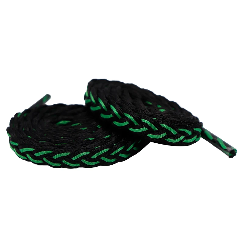 

Coolstring 7MM Ponytail Type Shoelace Exquisite Handmade Bracelet For Girls Bright Green Canvas Shoe Rope изи буст кроссовки