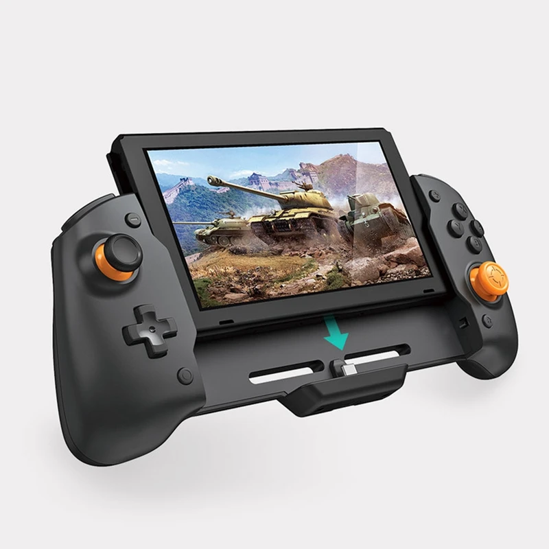 

TNS-19252 In-Line Handle for Switch Console Type-C Game Handle with Built-in Gyroscope, Plug and Play