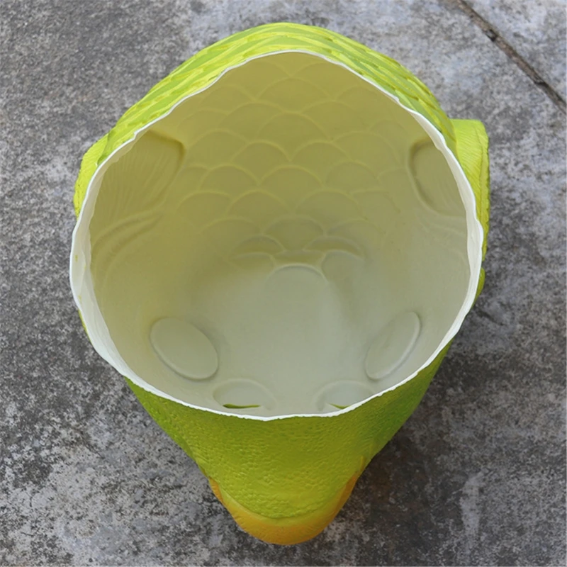 

Halloween Grappig Cosplay Kostuum Masker Unisex Adult Carnaval Party Green Fish Hoofd Masker Hoofddeksels