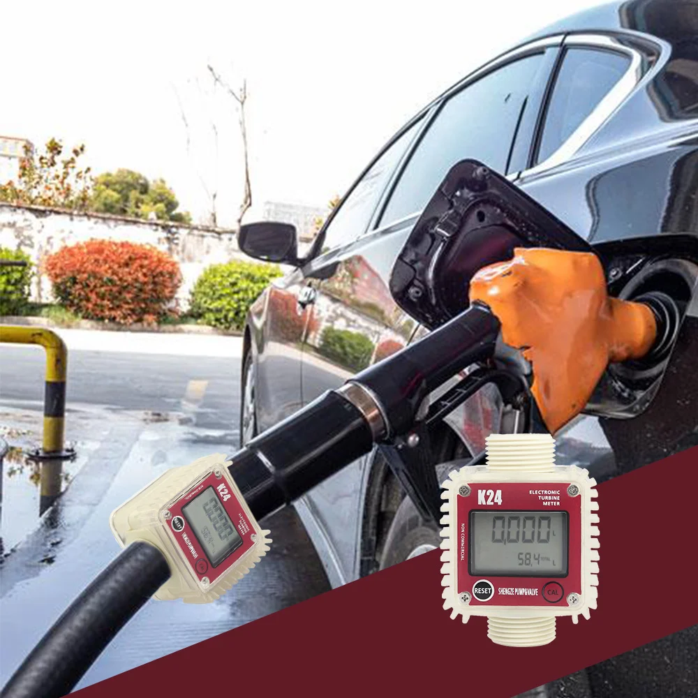 Цифровой турбинный расходомер K24 для измерения бензинового дизельного