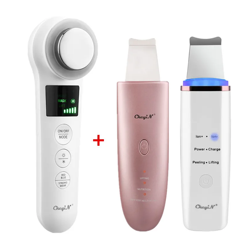 Светодиодный фотонный телефон устройство для удаления морщин с микротоком и