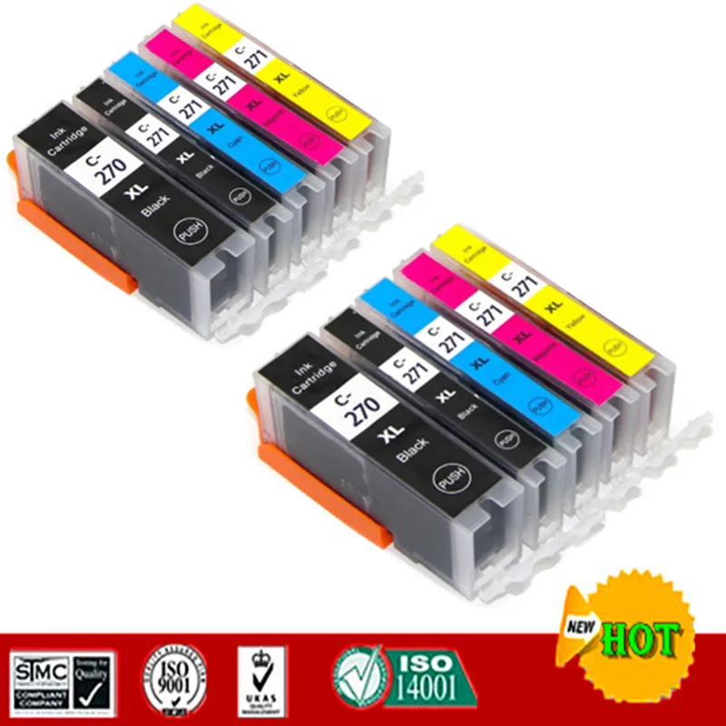 Совместимый чернильный картридж для PGI270 CLI271 PGI-270 CLI-271 PGI 270 Костюм Canon TS5020 6020 8020 MG5720