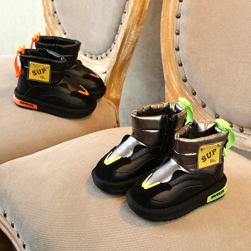 Детские зимние ботинки новинка зимы 2019 детская обувь детские повседневные для