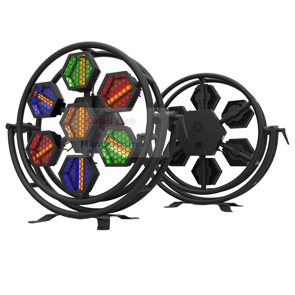 Сценический светильник DMX 7X60W светодиодный ретро промывающий Dj оборудование для