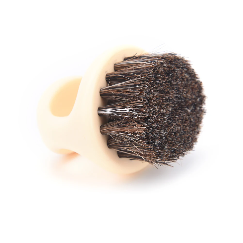 

1Pc Natural Firm Horse Hair Barber Men's Shaving Brush Beard Brush Face Mustache Beard Cleaning Skin Massage Brush Shaver Tools