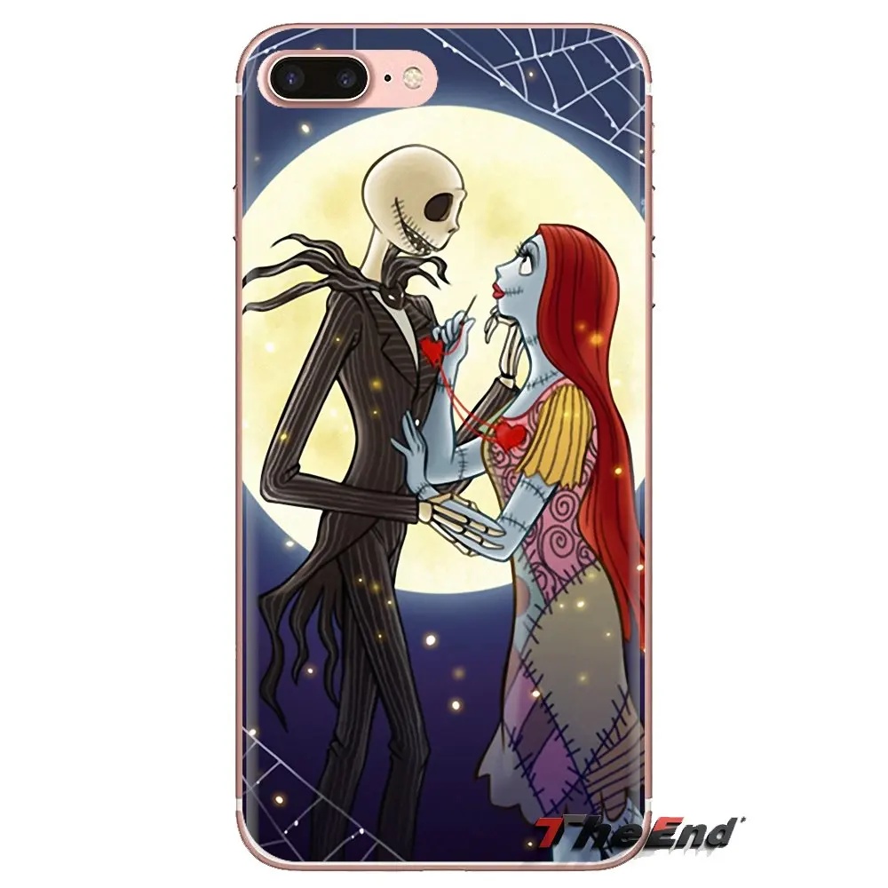 Soft Silicone Case For Huawei Nova 2 3 2i 3i Y6 Y7 Y9 Prime Pro GR3 GR5 2017 2018 2019 Y5II Y6II Jack and Sally Nightmare before |