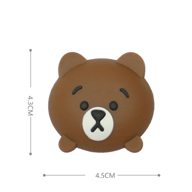 

Cartoon Door Protective Pad Wall Stickers Door Stopper Doorknob Rubber Fender Lock Crash Pad Shockproof Silicon Door Crash Pad