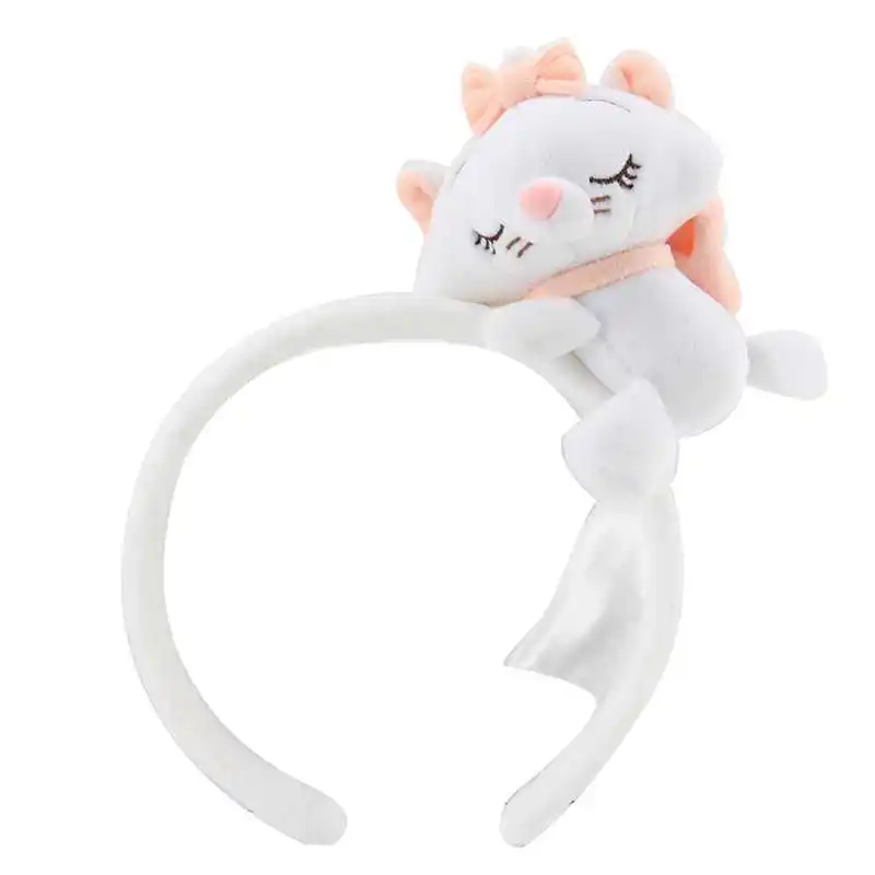 Cat 14 стиль оригинальная головная повязка TSUM TUSM Микки Минни утка Медведь свинья животное коала плюшевые игрушки обруч бабочка головной убор плюшевые игрушки аксессуары для детей девочек - Цвет: Cat