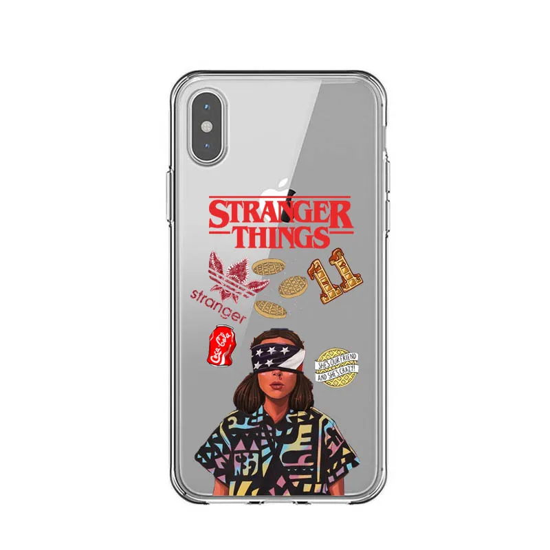 Stranger things Сезон 3 чехол для телефона для iPhone X XR XS MAX 6 7 8 plus 5 5S 6s SE 11 Pro Max прозрачный мягкий силиконовый черный чехол