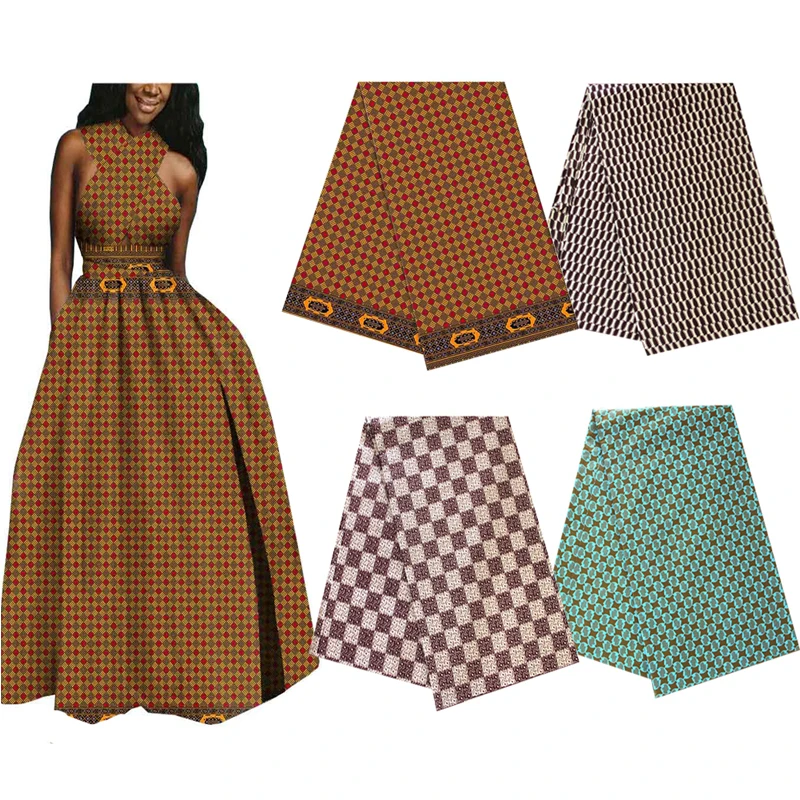 Хлопчатобумажный батик африканская ткань с принтом Анкары реальный воск 2020