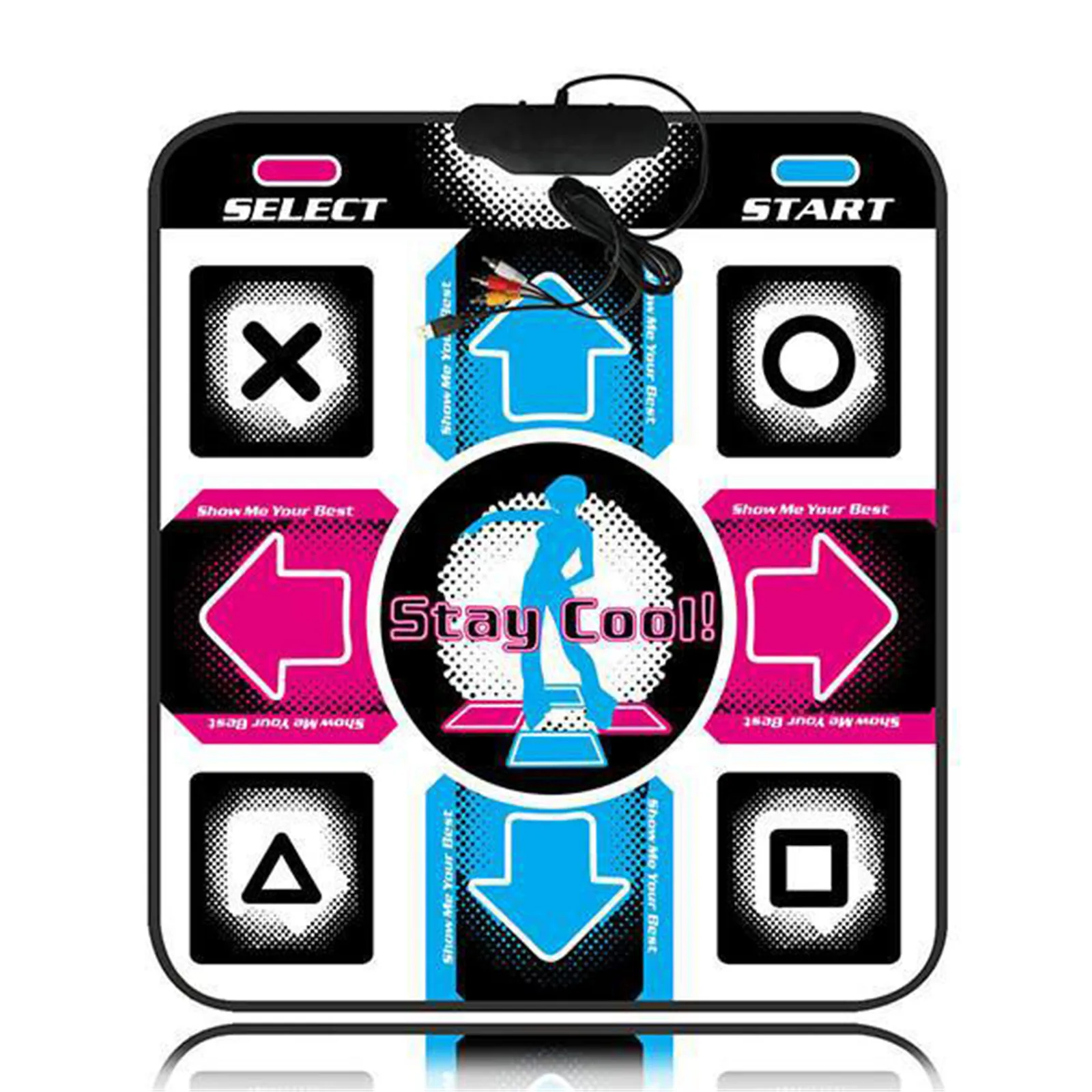 

Dancing Mat with Multi-Function Games and Levels USB Computer Interface Indoor Dancing Pad C44