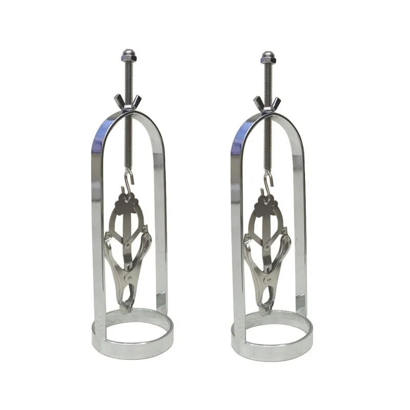 Бабочка Регулируемый пыток играть зажимы клетка соски клипы груди БДСМ бандаж