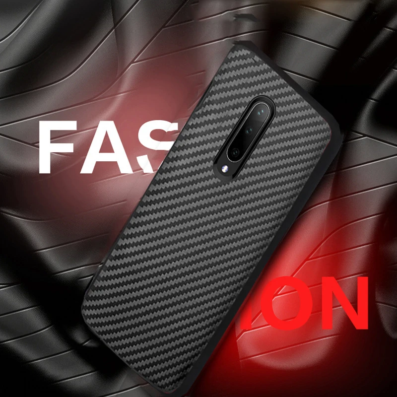 Нейлоновый чехол из углеродного волокна для Oneplus 7T Pro 7T 7 Pro 7 6T 6 чехол противоударный мягкий матовый чехол для Oneplus 1+ 7T бампер Funda
