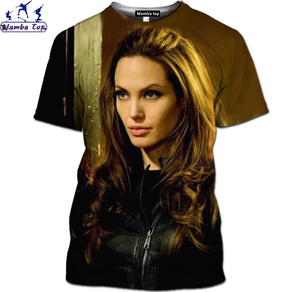 Топ Мамба 3D черная вдова вырез рубашка Харадзюку хип-хоп красивая известный
