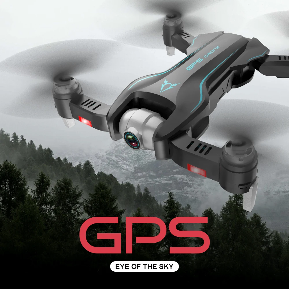 S20 GPS Дрон с 4K HD двойной X50 зум-камерой оптический поток жестов фото RC вертолет